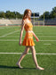 Ric Rac Trim Crop Top & Ruffle Skort Set