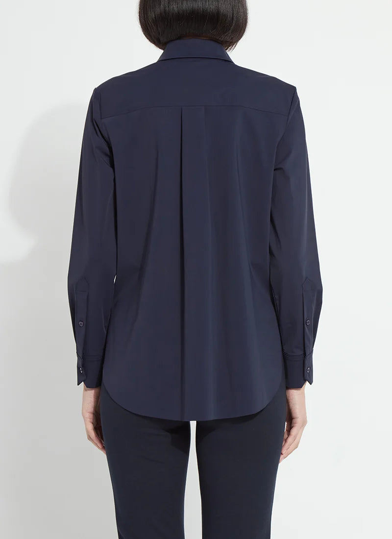 Lysse Schiffer 2.0 Button Down Shirt True Navy