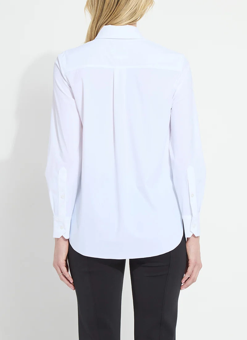 Lysse Schiffer 2.0 Button Down Shirt White