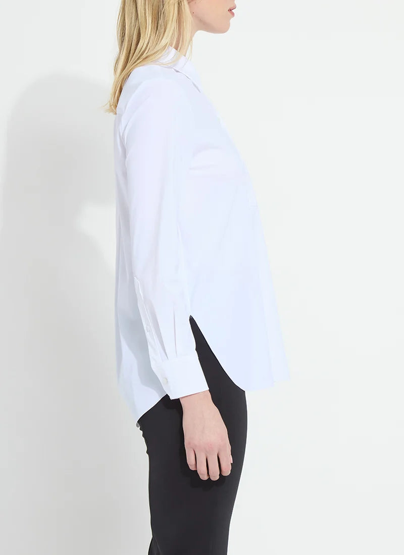 Lysse Schiffer 2.0 Button Down Shirt White