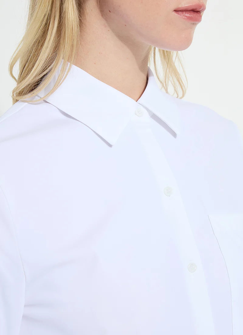 Lysse Schiffer 2.0 Button Down Shirt White
