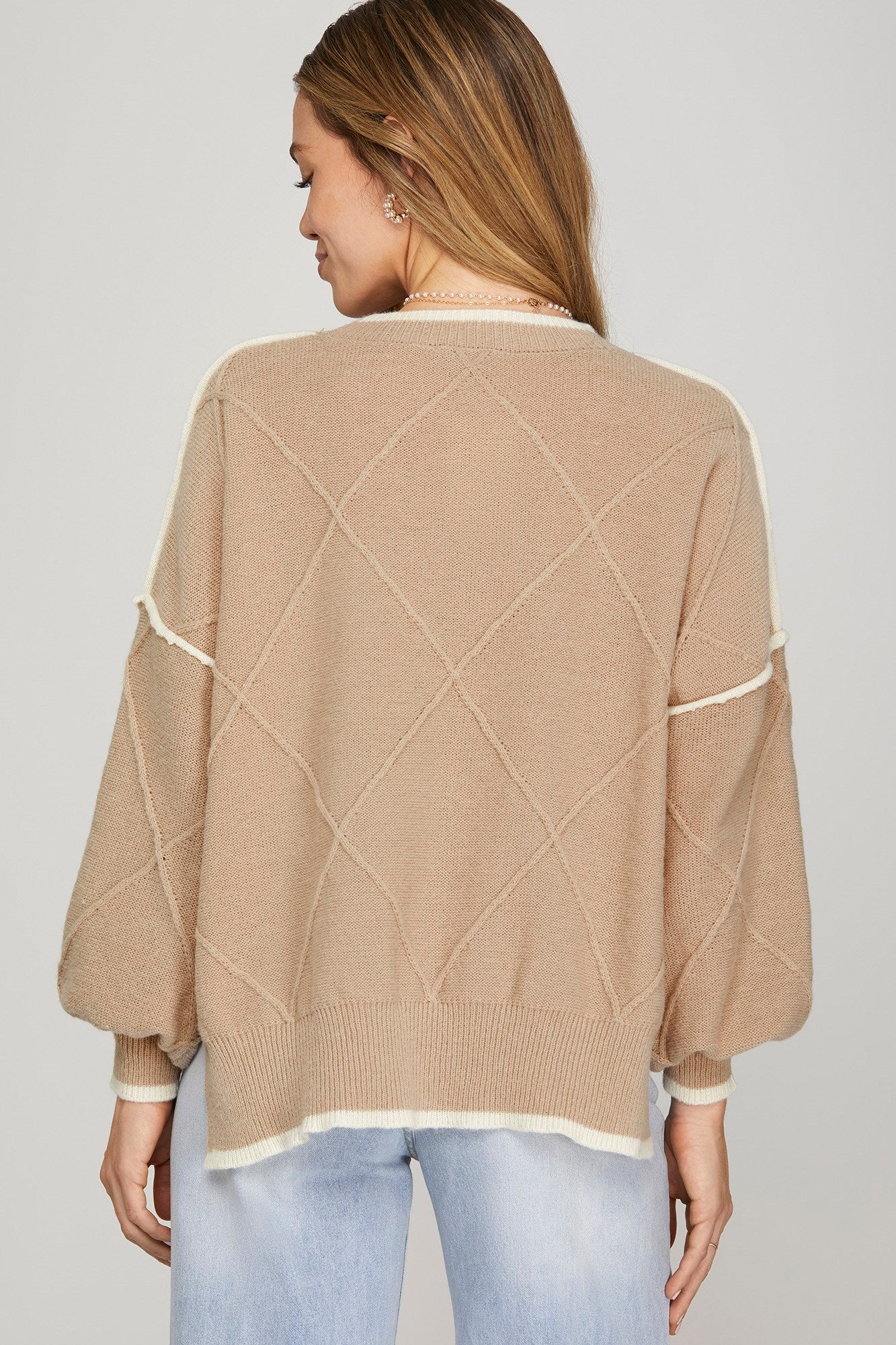 Bow Detail Sweater Top