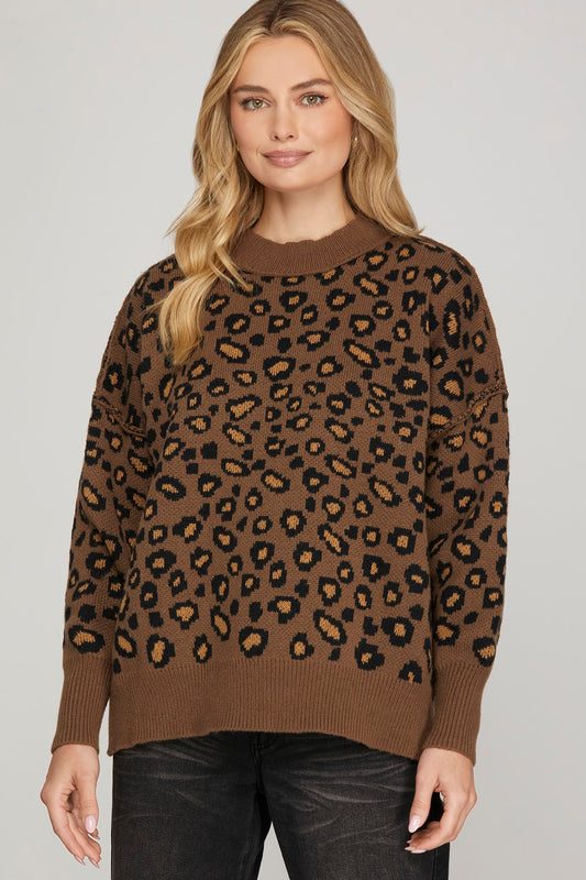 Leopard Pattern Sweater