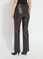 Lysse Ellie Textured Vegan Leather Pants Double Espresso