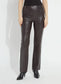Lysse Ellie Textured Vegan Leather Pants Double Espresso
