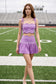 Ric Rac Trim Crop Top & Ruffle Skort Set