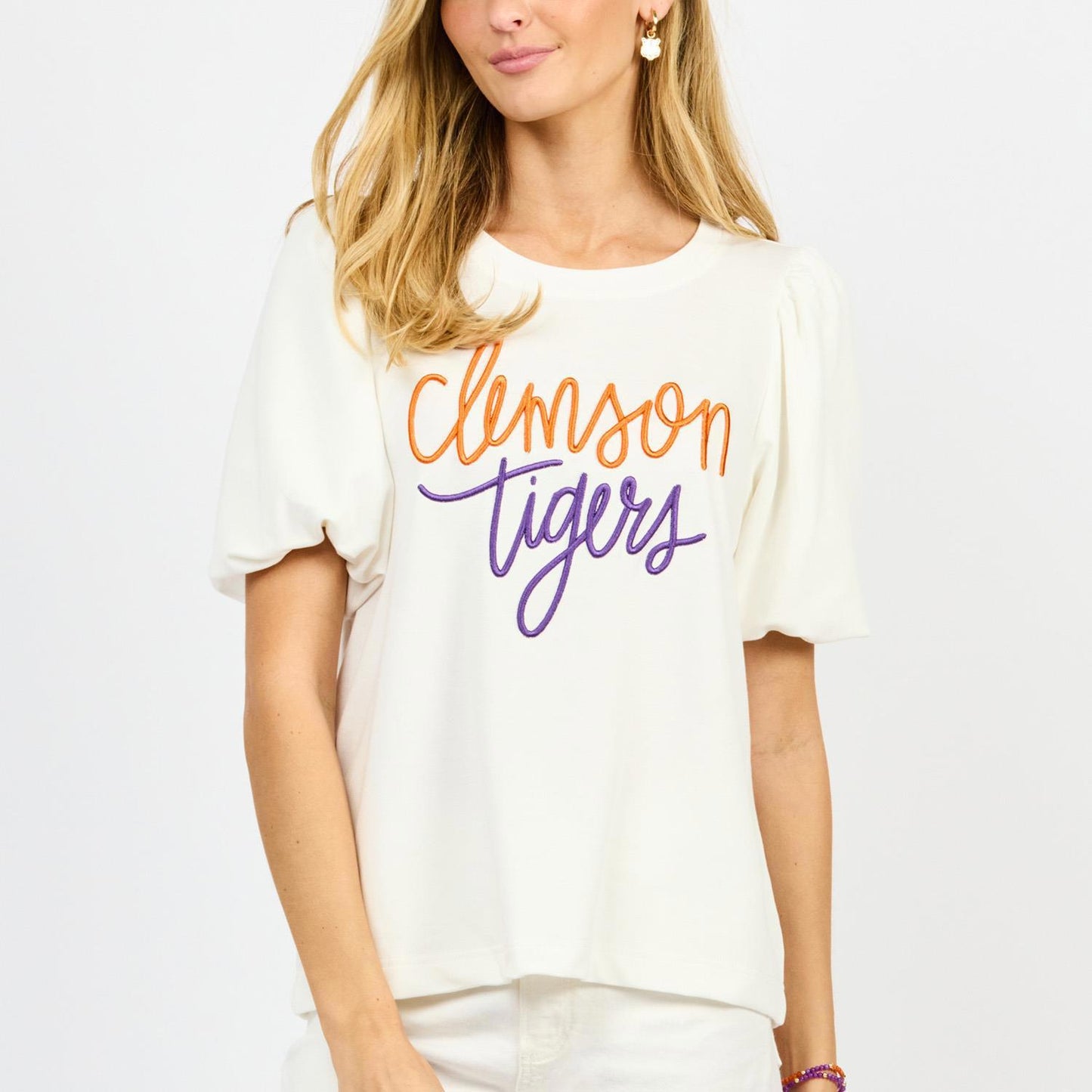Mary Square Tina Top Clemson