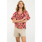 THML Abstract Print Top