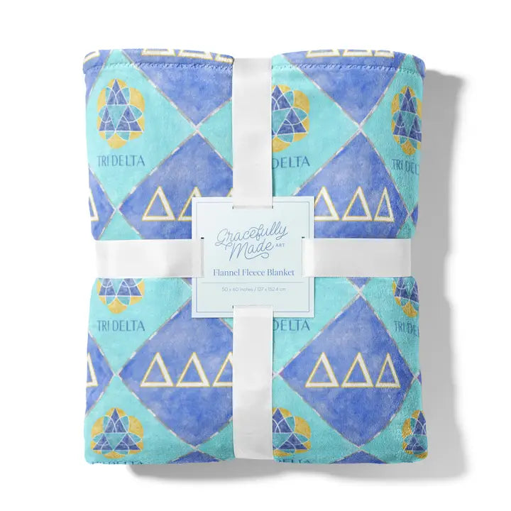 Sorority Flannel Fleece Blanket