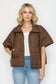 Joh Apparel Jamel Quilted Puffer Jacket Umber