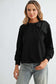 Joh Apparel Karl Bow-Tie Shoulder Top Black