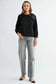 Joh Apparel Karl Bow-Tie Shoulder Top Black
