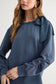 Joh Apparel Karl Bow-Tie Shoulder Top Denim Blue