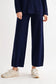 Joh Apparel Sia Straight Leg Knit Pant Navy