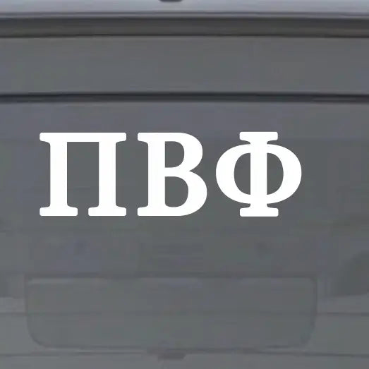 Sorority Car Decal