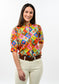 Ivy Jane Block Patch Floral Top