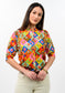 Ivy Jane Block Patch Floral Top