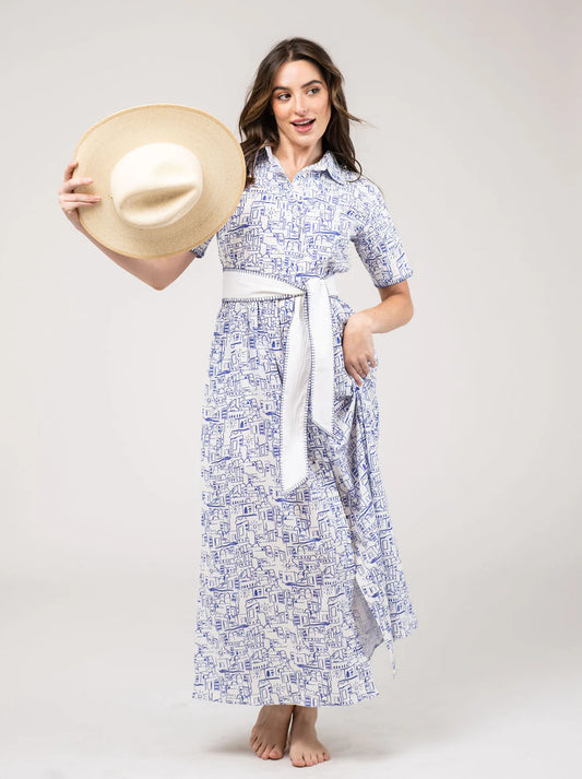 Beau and Ro The Elle Maxi Roam Santorini