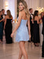 Sky Bloom Mini Dress