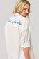 Snap & Sip/ Catch Of The Day Cover- Up Shirt