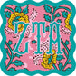 Sorority Block Print Acrylic Coasters