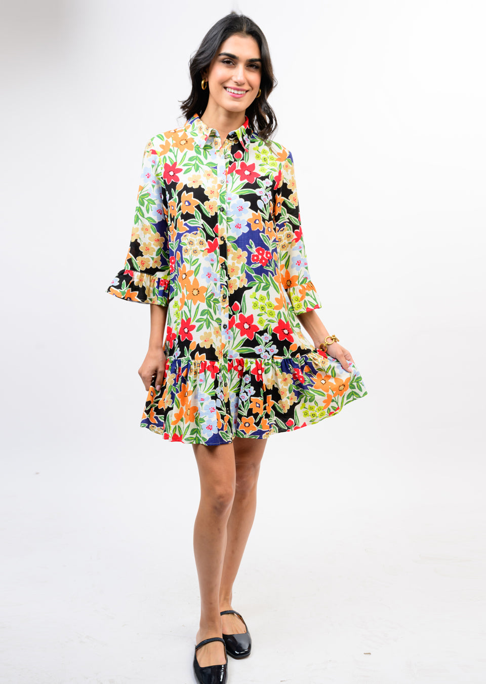 Uncle Frank's Wildflower Shirt Dress