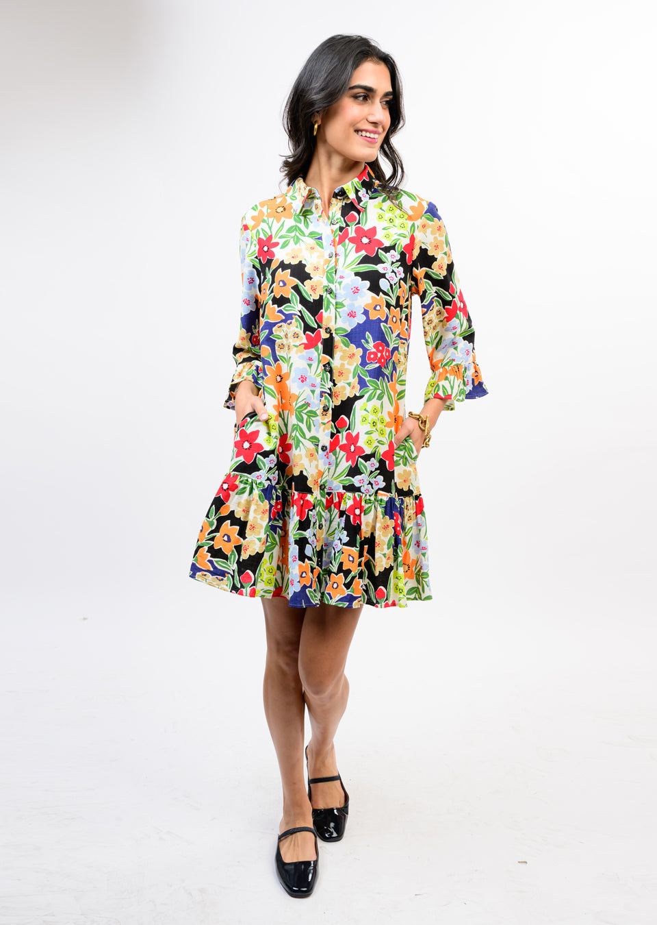 Uncle Frank's Wildflower Shirt Dress