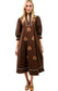 Uncle Frank Kaftan Dress With Folkloric Embroidery