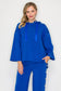 Joh Apparel Farrah French Scuba Pearl Pant Cobalt