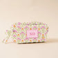 Sorority Quilted Cosmetic Pouch