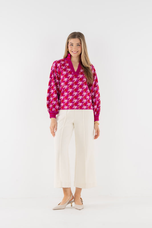 Emily McCarthy Lolli Sweater Houndstooth