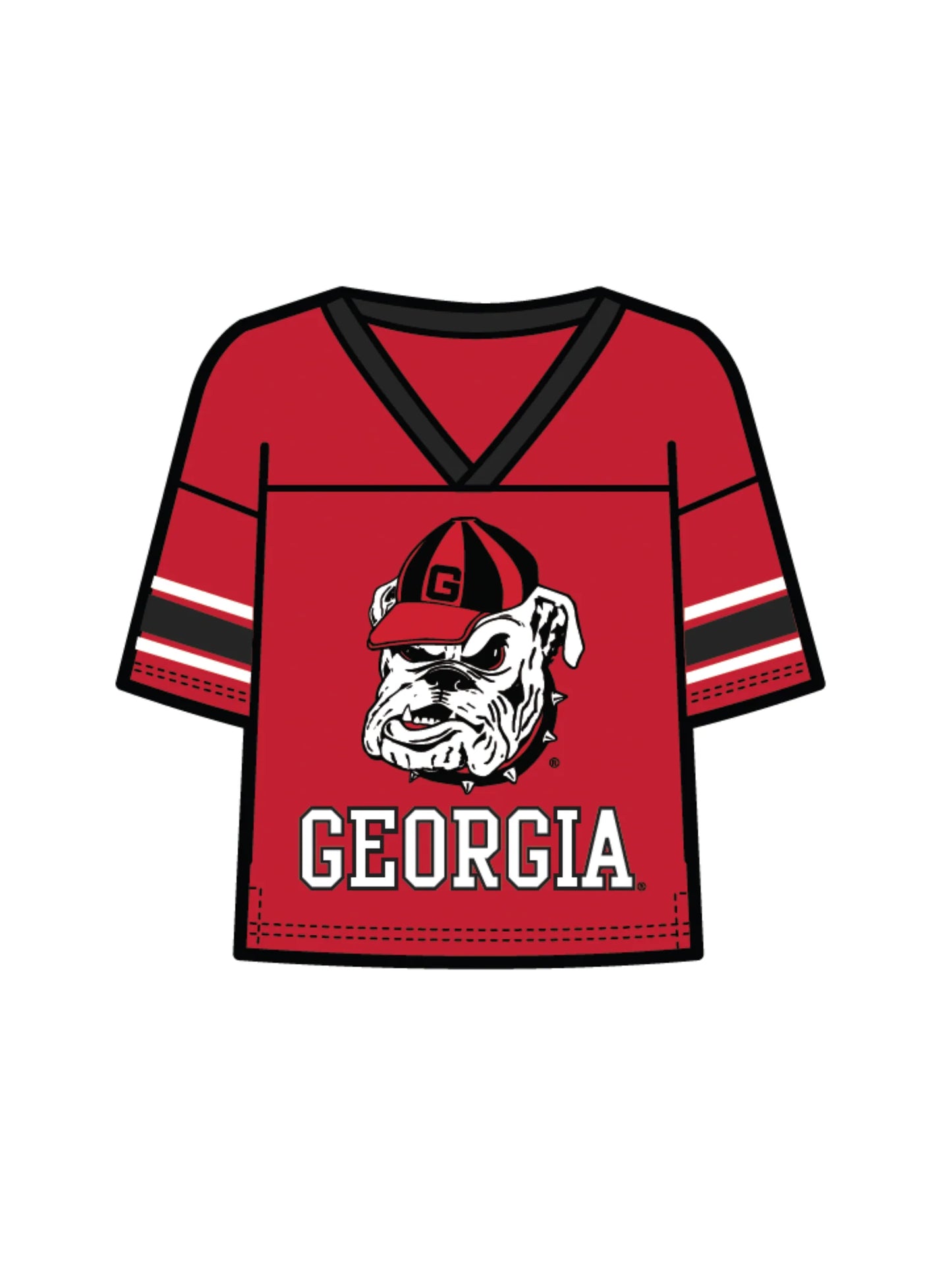 The Blitz Sequin Jersey Tee Georgia