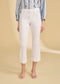 Pull-On Boot Crop Denim White