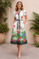 Maude Vivante Nova Dress Forest Flutter