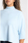 The Maple Turtleneck Sweater Sky Blue