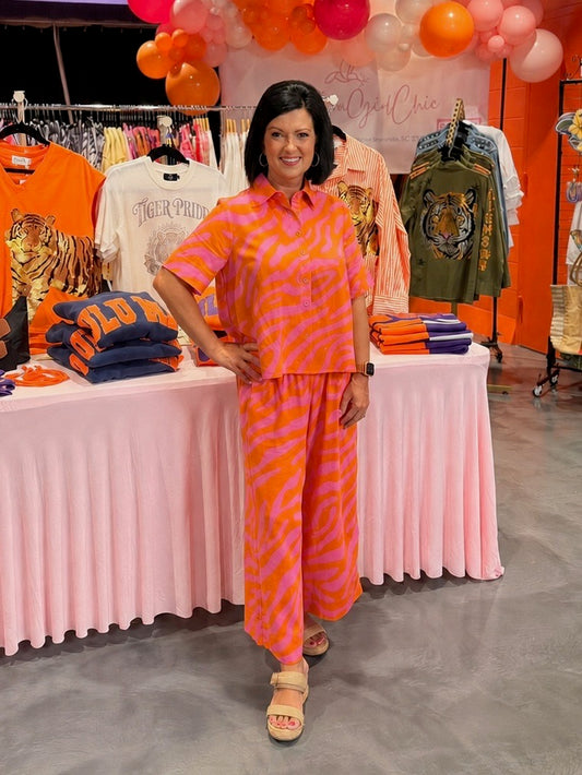 Ivy Jane Pull On Crop Pant Tangerine