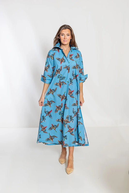House of MBR Berry Grove Lana Shirt Dress Long