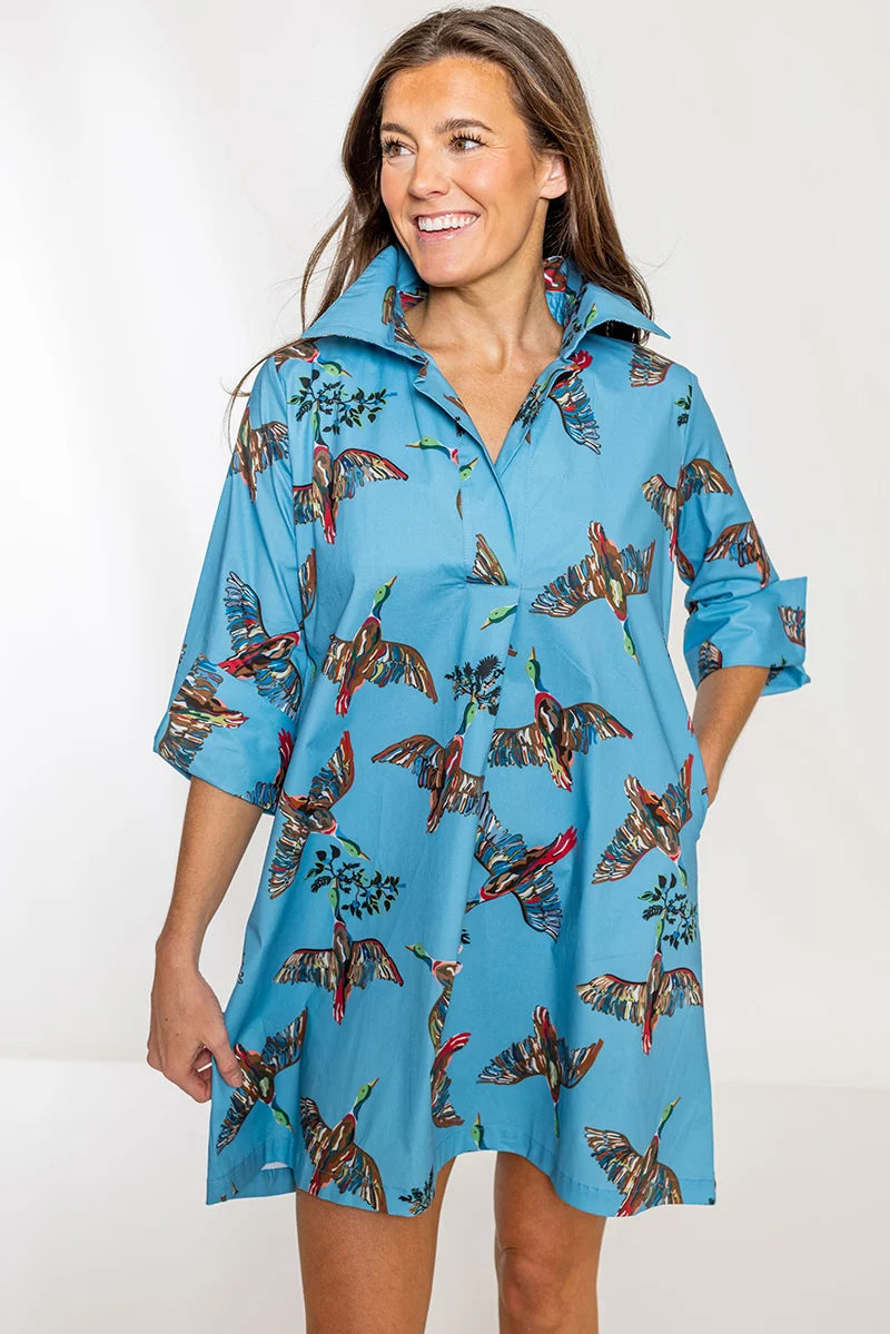 House of MBR Berry Grove Lana Shirt Dress Short