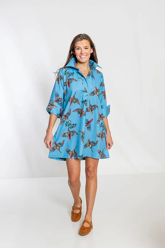 House of MBR Berry Grove Lana Shirt Dress Short