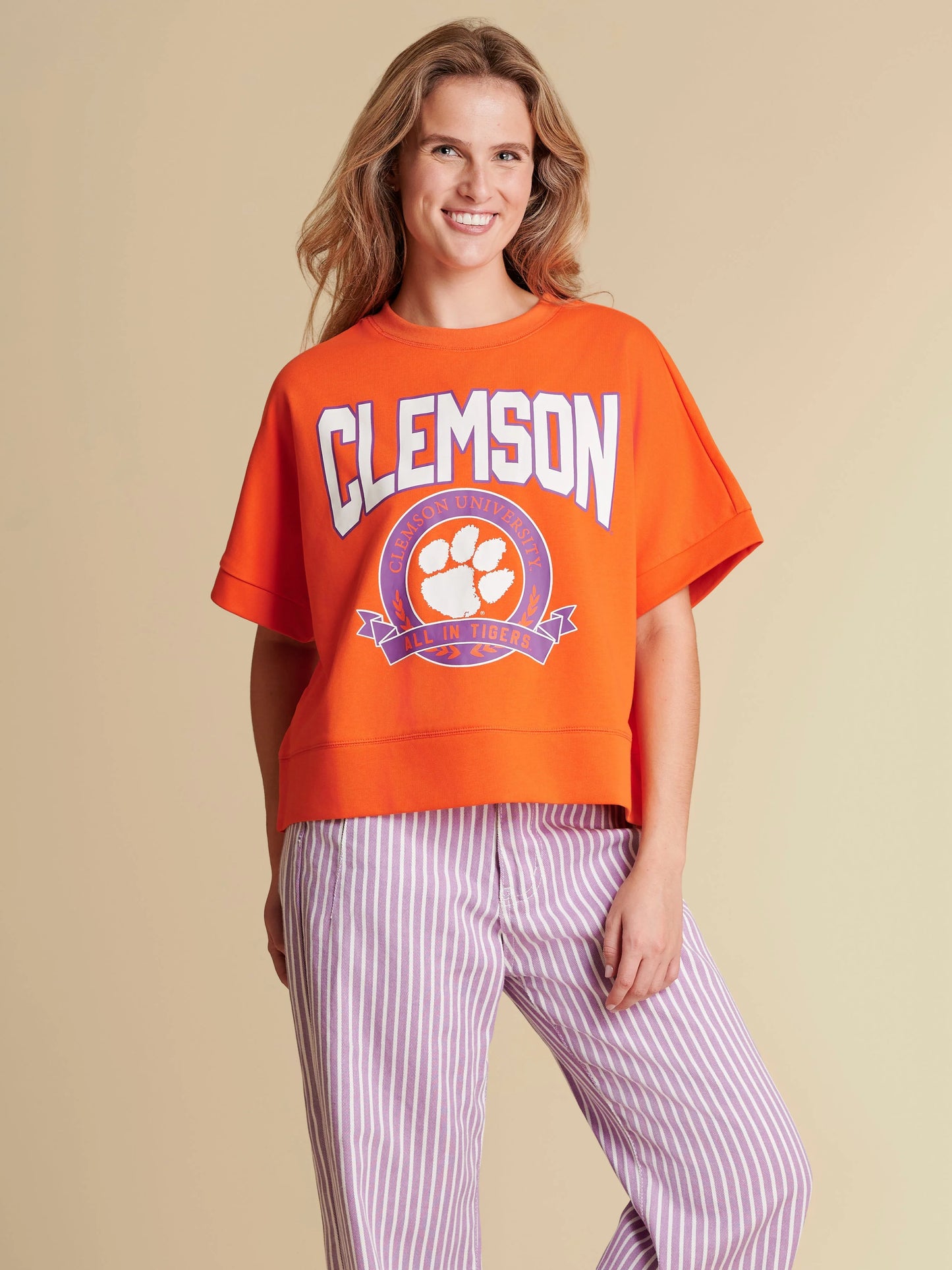 The Crest Dolman Tee Clemson