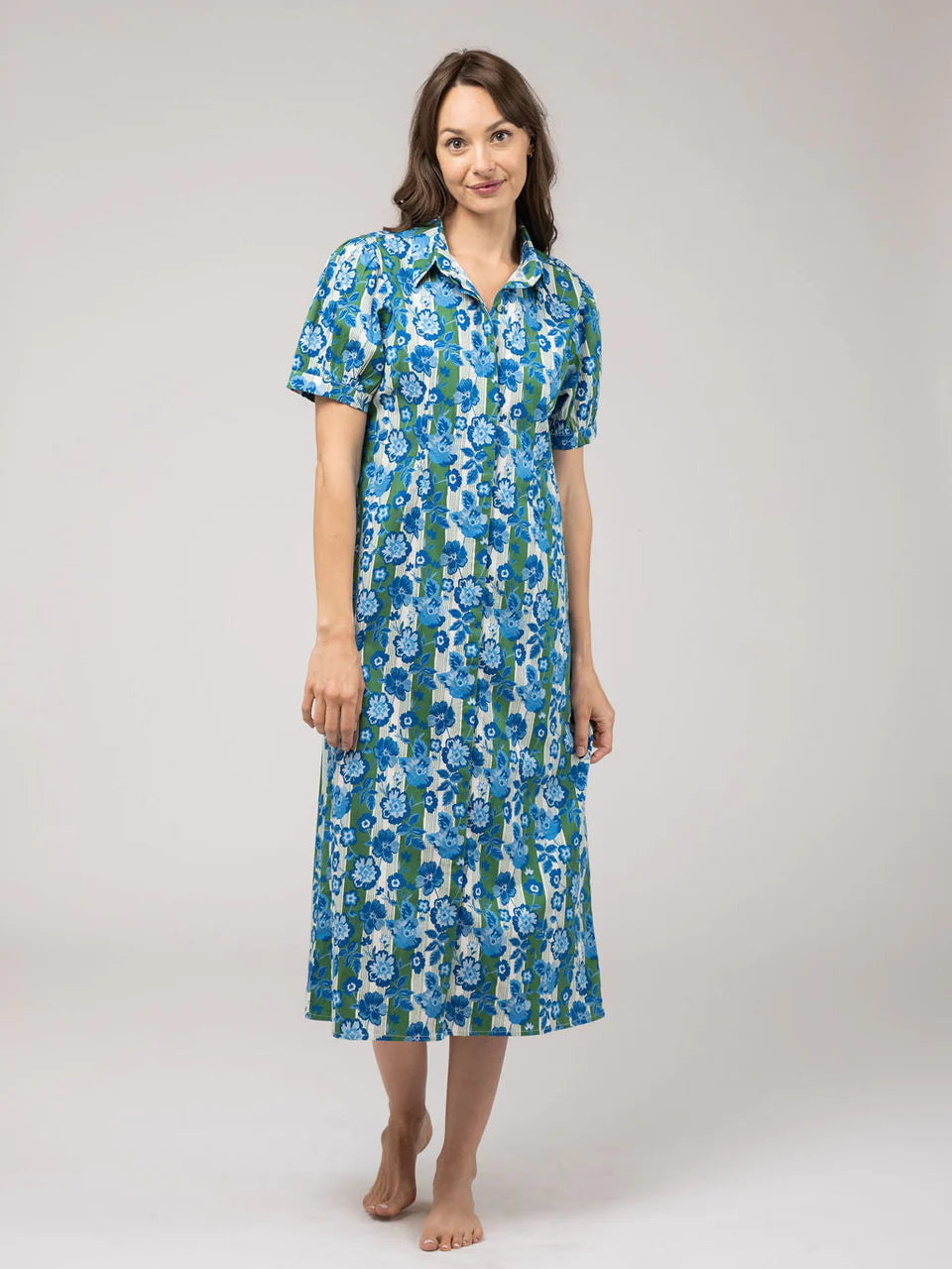 Beau and Ro The Kris Dress Picnic Stripe