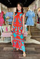 Briton Court Strawberry Waves Charlie Maxi Dress