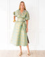 COCO JACQUARD LIME Caryn Lawn