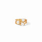 Julie Vos Calypso Trio Ring Pearl