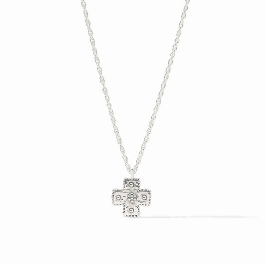 Julie Vos Canterbury Delicate Station Necklace Silver