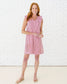 Caryn Lawn Belle Dress Red Stripe