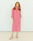 Caryn Lawn Libby Stripe Dress Red