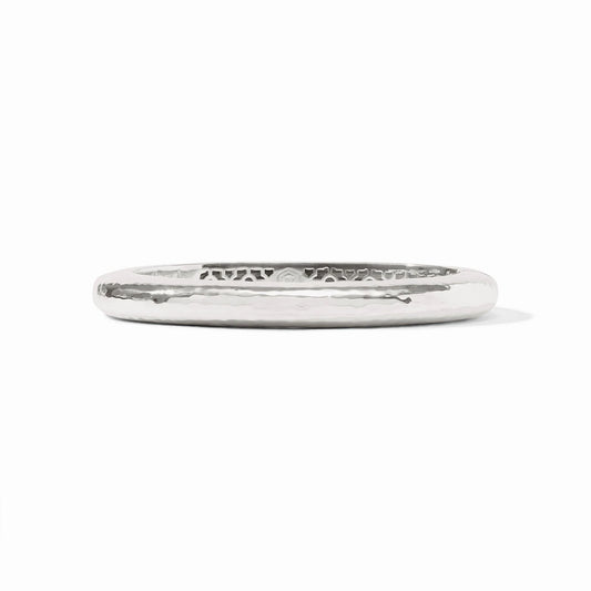 Julie Vos Catalina Hinge Bangle Silver