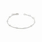 Julie Vos Celeste Delicate Station Bracelet Silver Cubic Zirconia