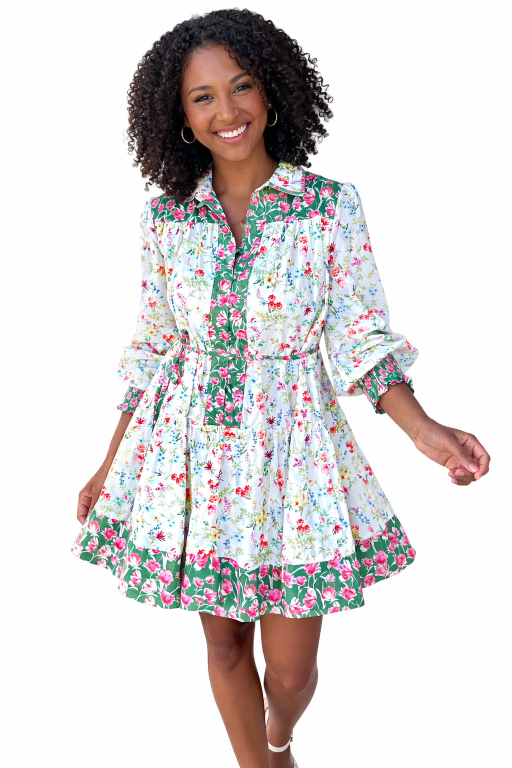 Spring Garden Mini Dress